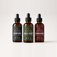 VITALY Trinity Bundle: Damiana, Maca Root and Ashwagandha